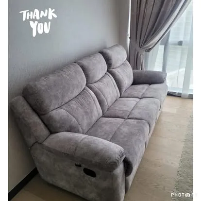 Room Concept Furnishing recliner sofa in a customer living room